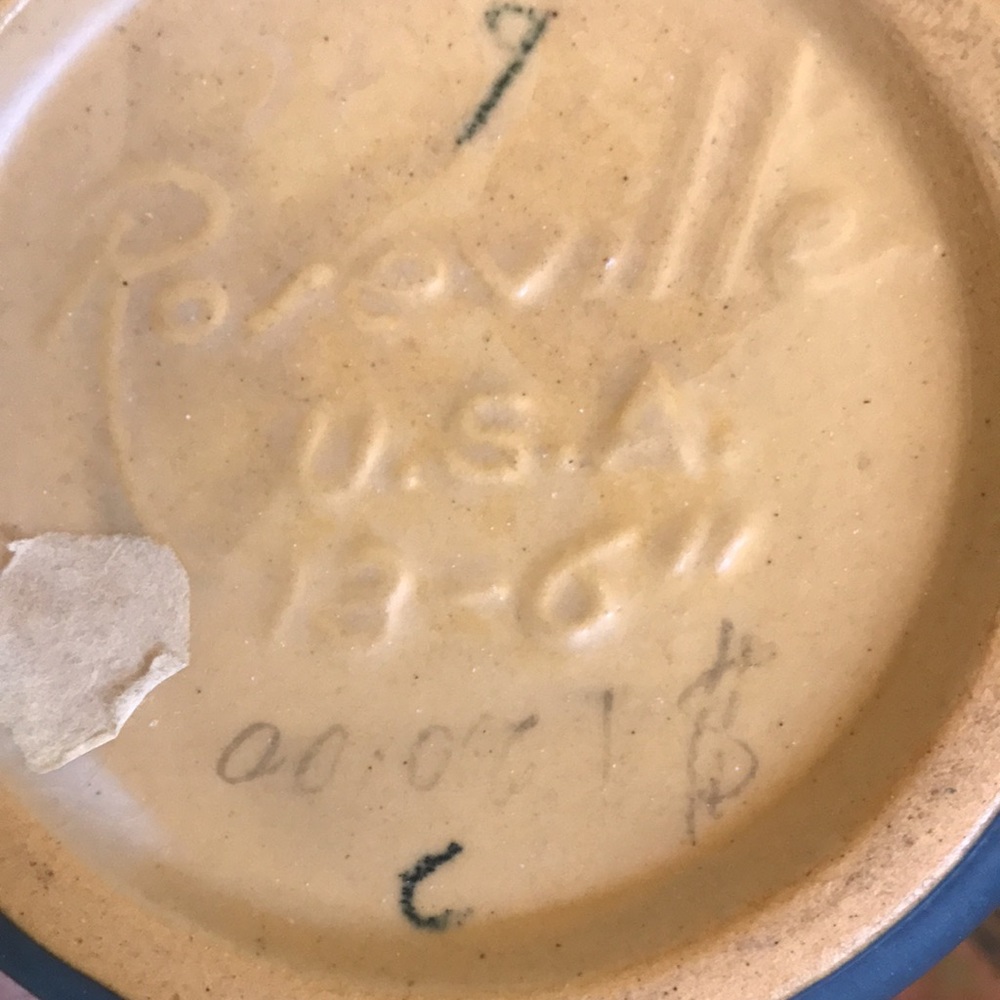 Vintage Roseville Columbine Vase, 13-6 - Picture 12 of 12